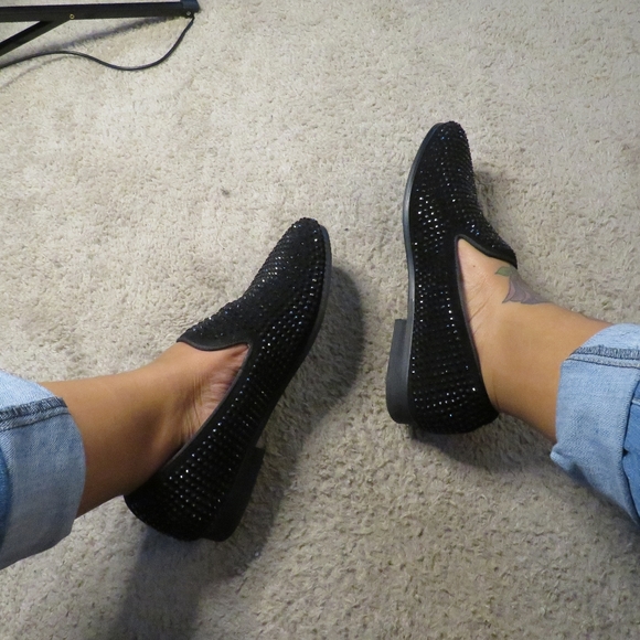 bedazzled mens shoes